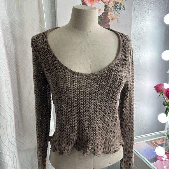 Abercrombie & fitch Brown Women's Sweater - Picture 1 of 5